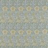 blue botanical linen fabric from William Morris & Co