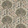 multicolour animal linen fabric from William Morris & Co
