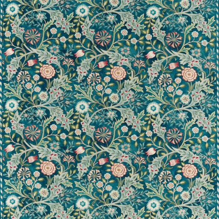 Wilhelmina Fabric - Teal swatch