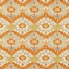 orange botanical printed fabric from William Morris & Co