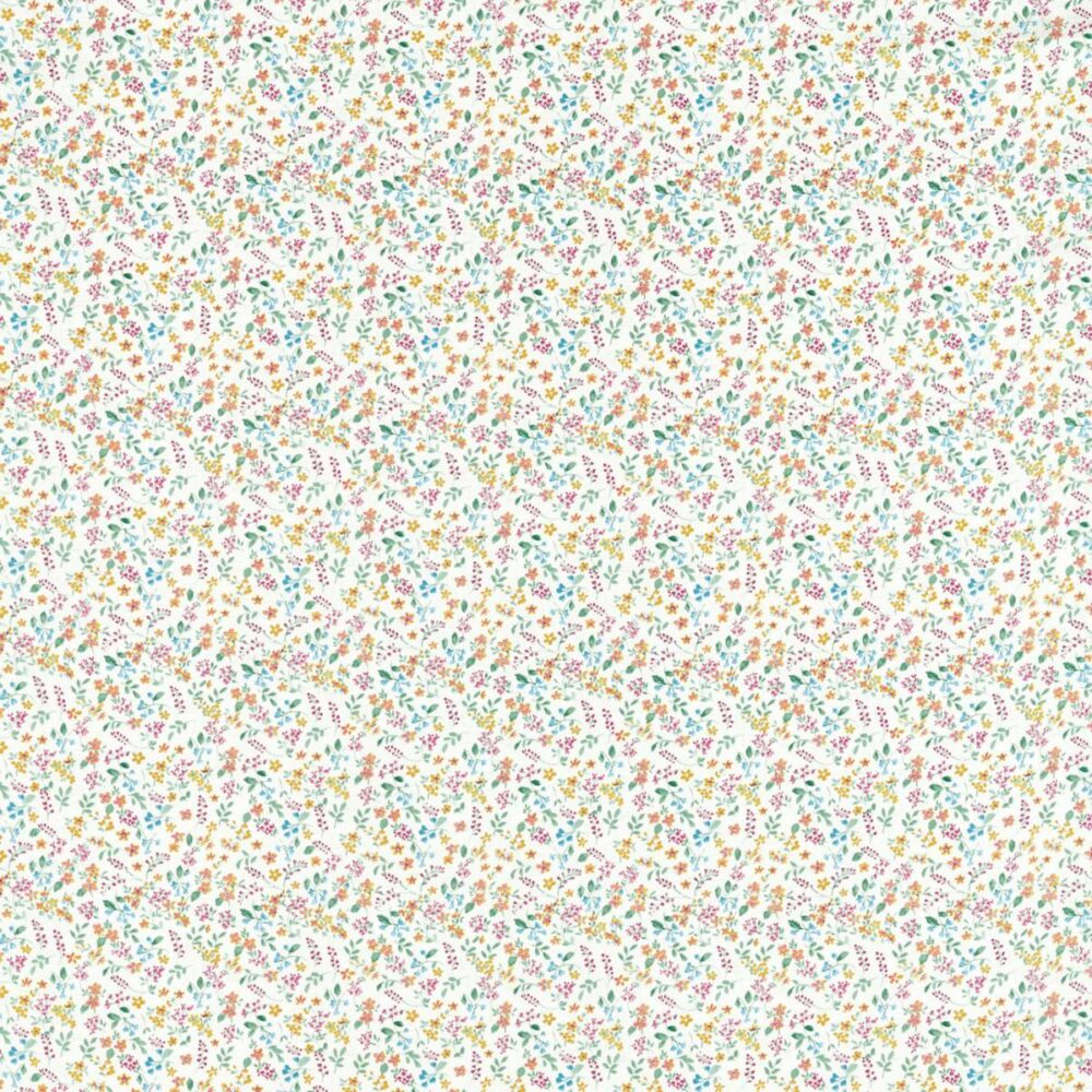 Petal Fabric - Summer by multicolour botanical cotton fabric from Studio G