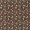 orange botanical woven fabric from William Morris & Co