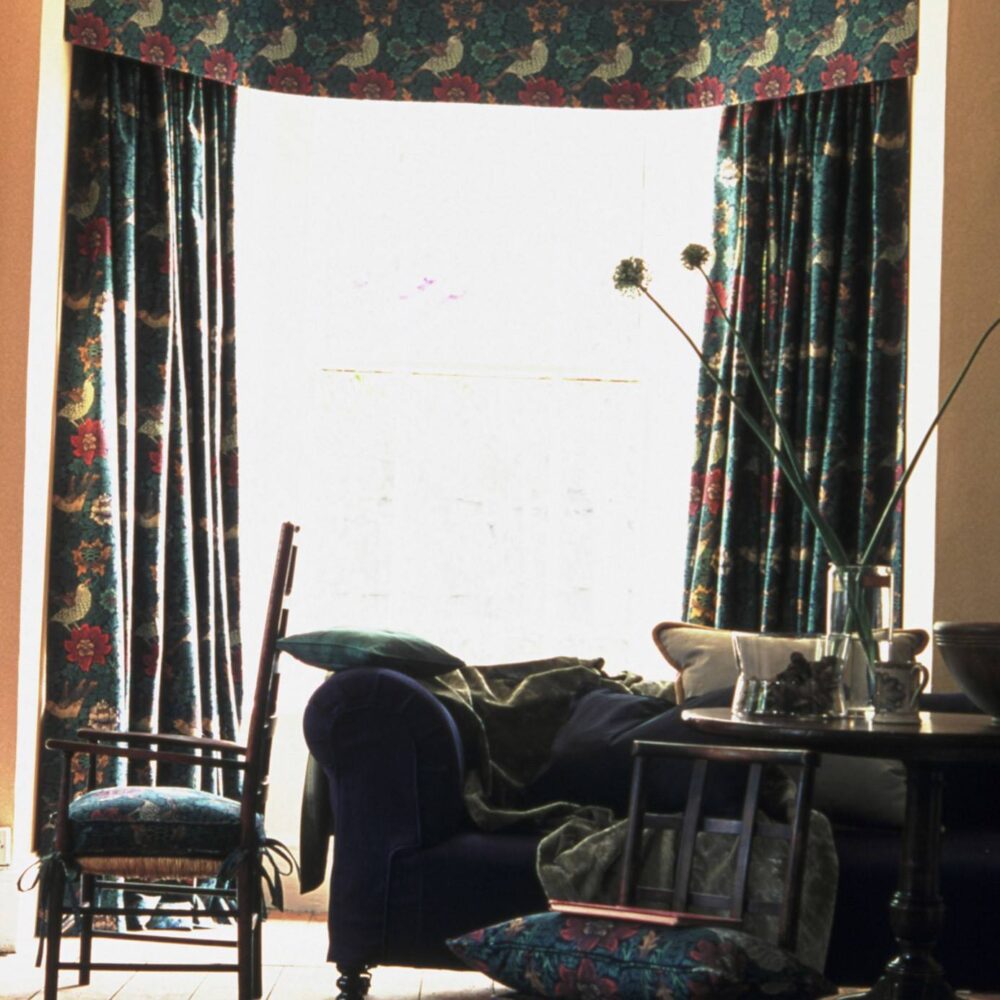Compton Faded Fabric - Faded Terracotta / Multi by Compton Faded Fabric - Faded Terracotta / Multi from