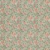 green botanical cotton fabric from William Morris & Co