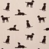 brown animal cotton fabric from Studio G