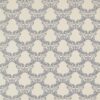 blue botanical embroideried fabric from Sanderson