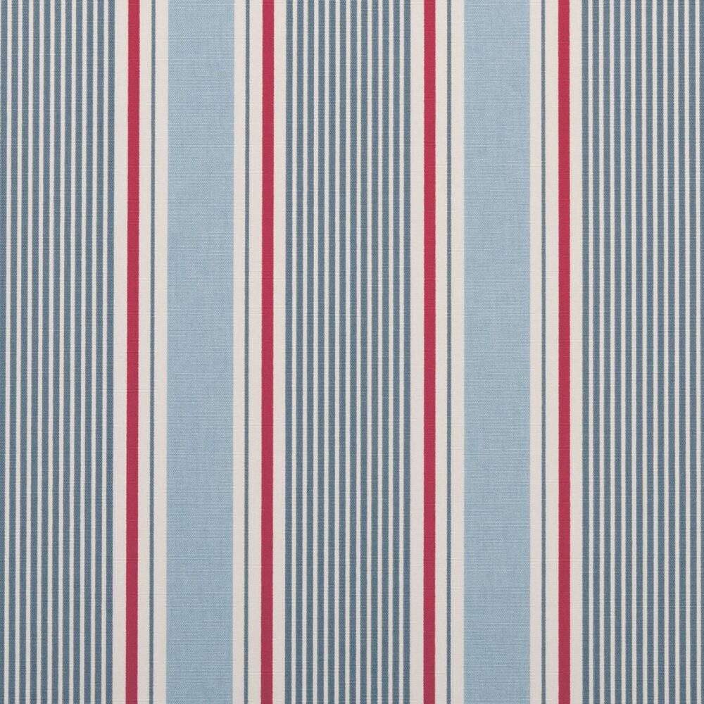 Sail Stripe Fabric - Marine by blue striped cotton fabric from Studio G