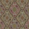 multicolour geometric velvet-chenille fabric from Warwick
