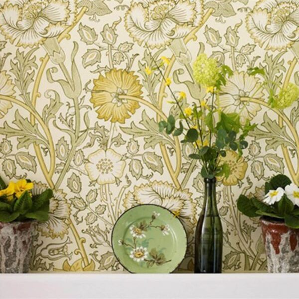 Pink & Rose Wallpaper - Eggshell / Rose by Pink & Rose Wallpaper - Eggshell / Rose from