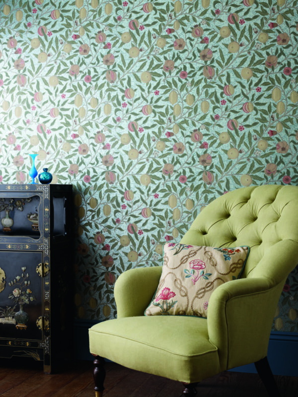 Bachelors Button Wallpaper - Silver from