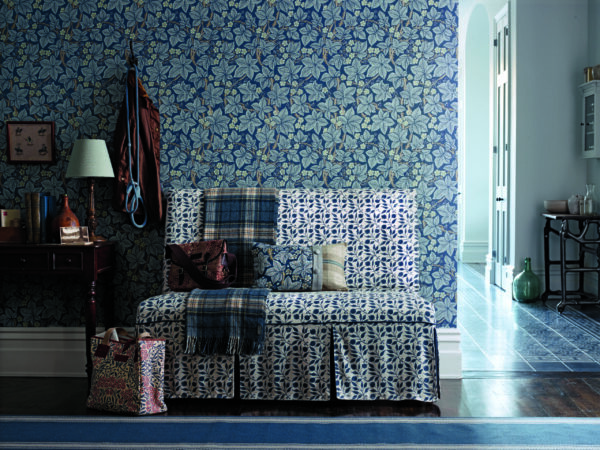 Bramble Fabric - Wine / Thyme from