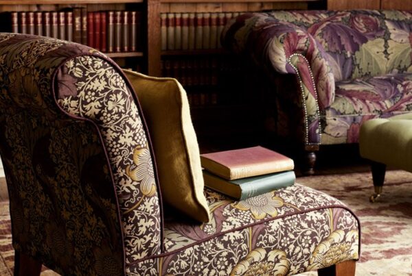 Kennet Fabric - Grape / Gold by Kennet Fabric - Grape / Gold from