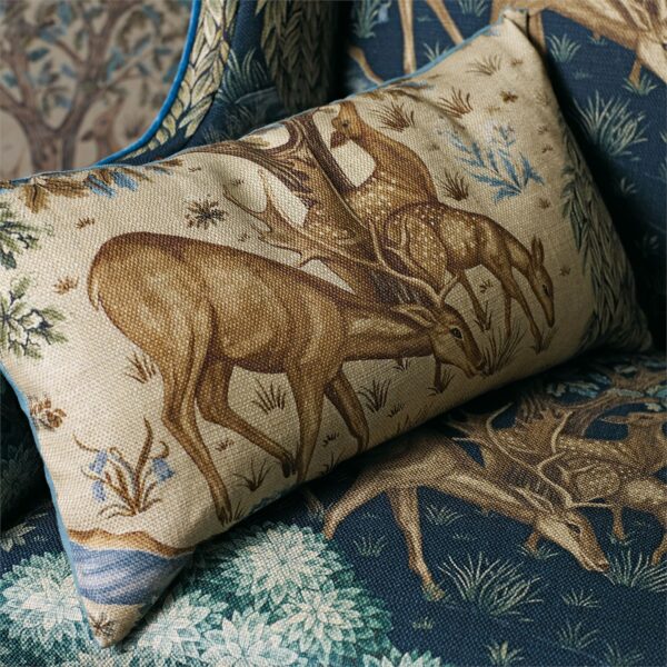 The Brook Fabric - Tapestry Red from