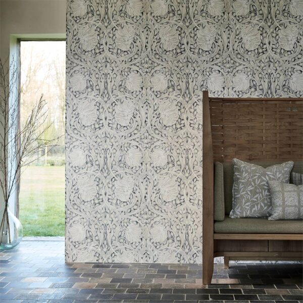 Pure Pimpernel Wallpaper - Lightish Grey from