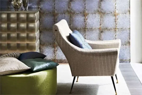 Lustre Tile Wallpaper - Gold by Lustre Tile Wallpaper - Gold from