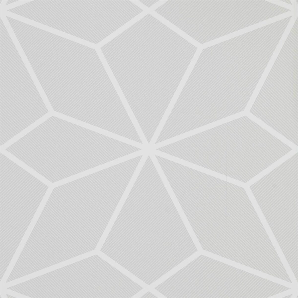 Axal Wallpaper - Chalk by black-grey geometric wallpaper from harlequin