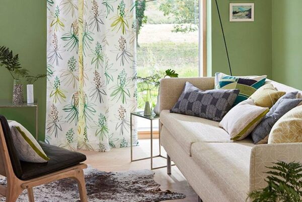 Soetsu Fabric - Kiwi / Slate by Soetsu Fabric - Kiwi / Slate from