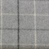 black-grey checked woolen fabric from Porter & Stone