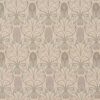 brown botanical jacquard fabric from Porter & Stone