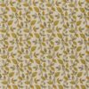 yellow botanical jacquard fabric from Porter & Stone