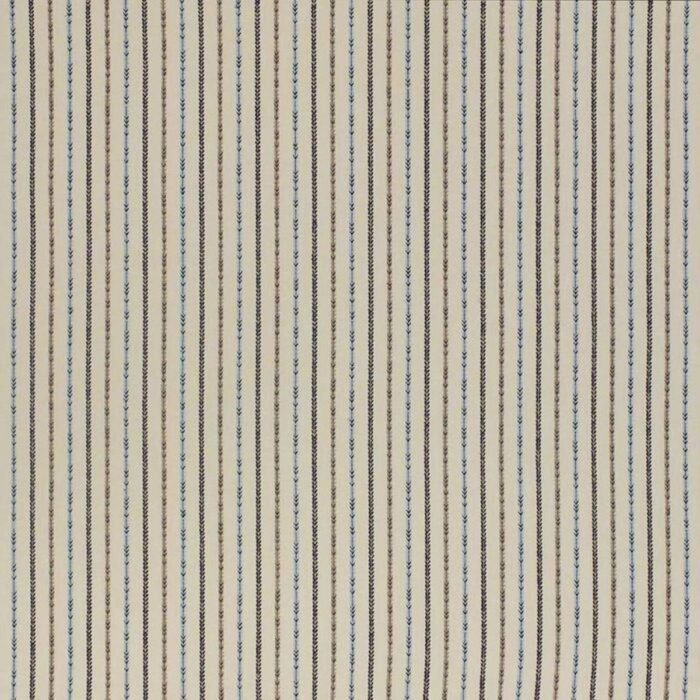 Maya Stripe Fabric - Indigo swatch