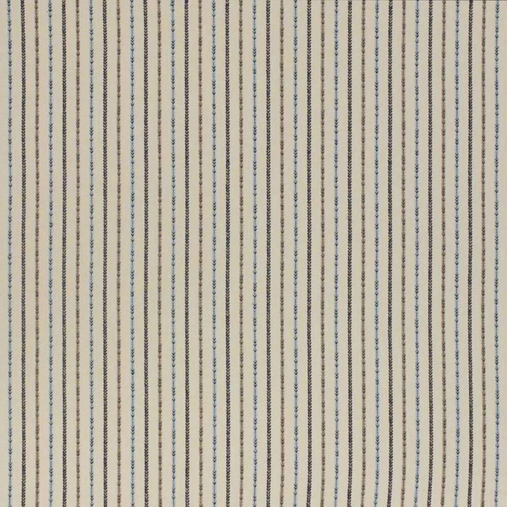 Maya Stripe Fabric - Indigo by Maya Stripe Fabric - Indigo from