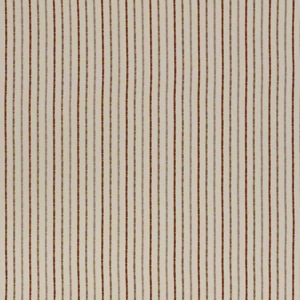 orange striped embroideried fabric from Porter & Stone