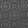 black-grey geometric woven fabric from Porter & Stone
