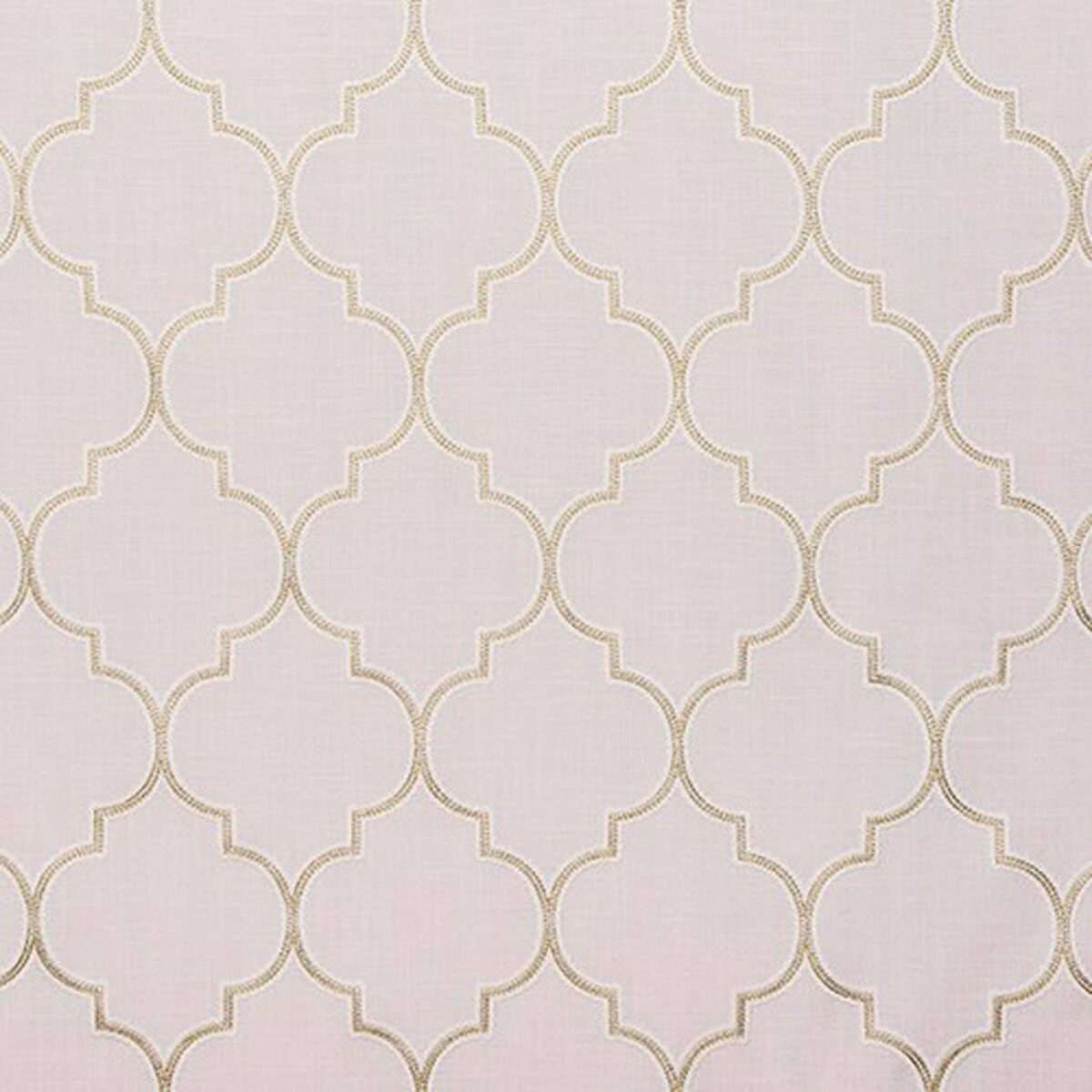 Sumba Fabric - Ochre by yellow geometric embroideried fabric from Porter & Stone