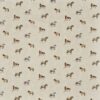 white animal cotton fabric from Prestigious Textiles