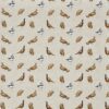 white animal cotton fabric from Prestigious Textiles