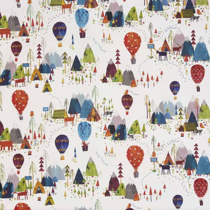 Away We Go Fabric - Jungle swatch