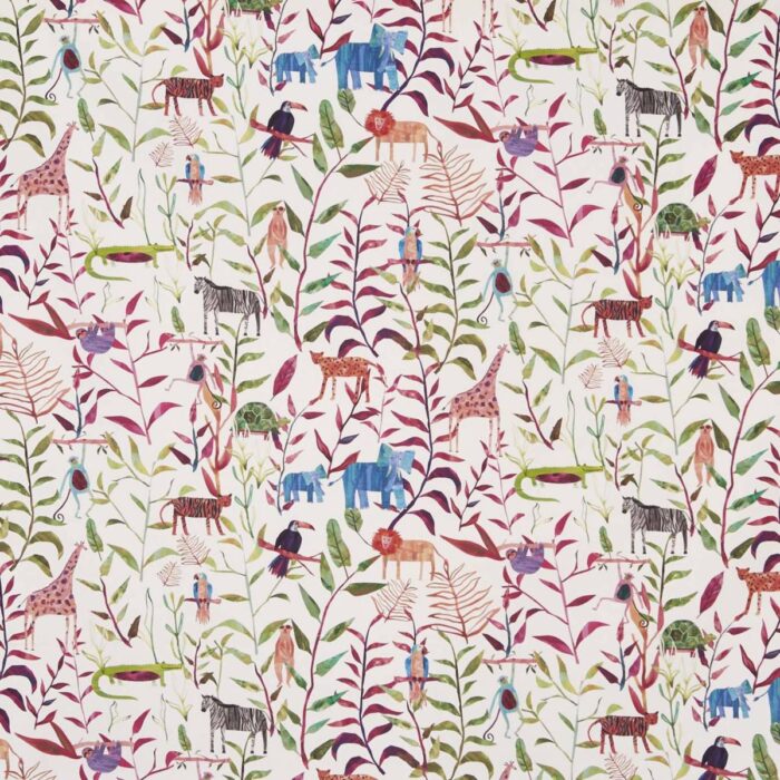 Hide and Seek Fabric - Rainbow swatch