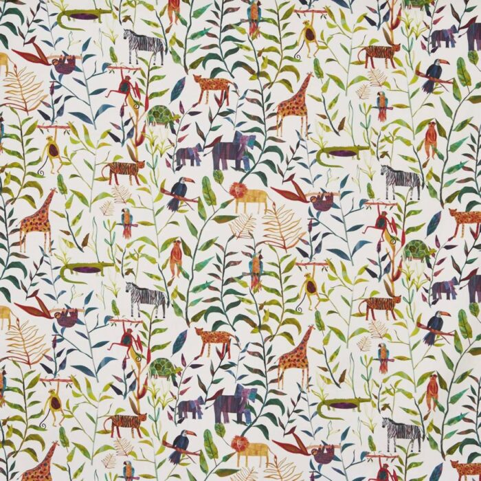 Hide and Seek Fabric - Jungle swatch