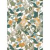 green botanical wallpaper from caselio