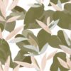 green botanical wallpaper from caselio
