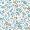 blue botanical wallpaper from caselio