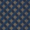 blue geometric wallpaper from caselio
