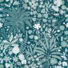 blue botanical wallpaper from caselio