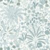 blue botanical wallpaper from caselio