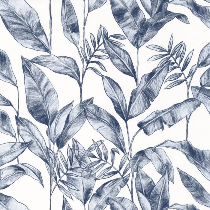 Delicate Wallpaper - Midnight Blue swatch