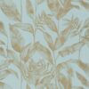 blue botanical wallpaper from caselio