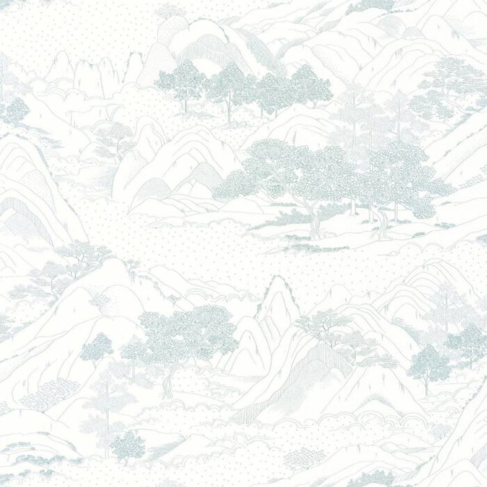 Journey Wallpaper - Smoke Blue swatch