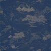 blue botanical wallpaper from caselio
