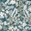 green botanical wallpaper from caselio