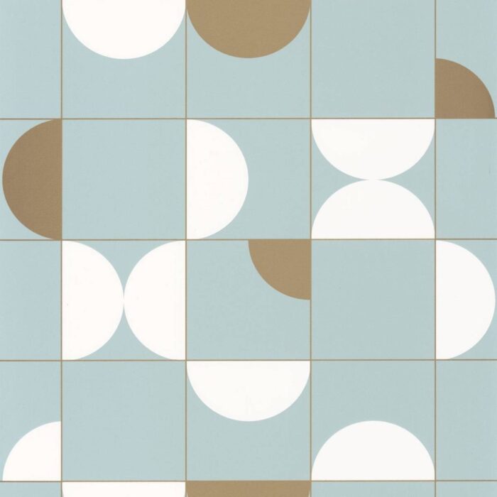 Diabolo Wallpaper - Smoke Blue Dore swatch