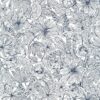 blue botanical wallpaper from caselio