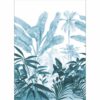 blue botanical wallpaper from caselio