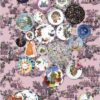 multicolour botanical wallpaper from christian lacroix