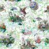 green botanical wallpaper from christian lacroix